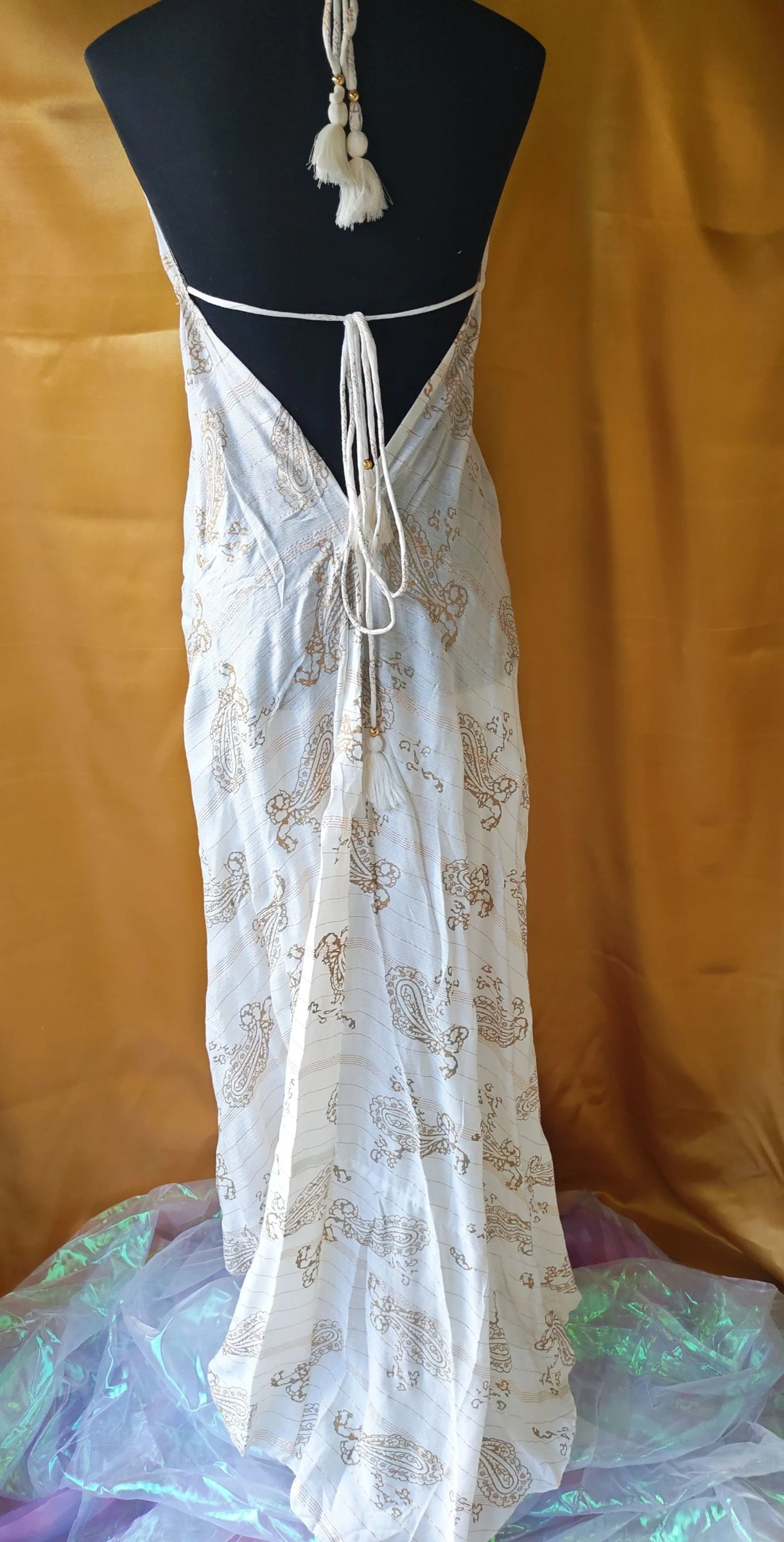 Vestido largo estampado paisley – photo 3